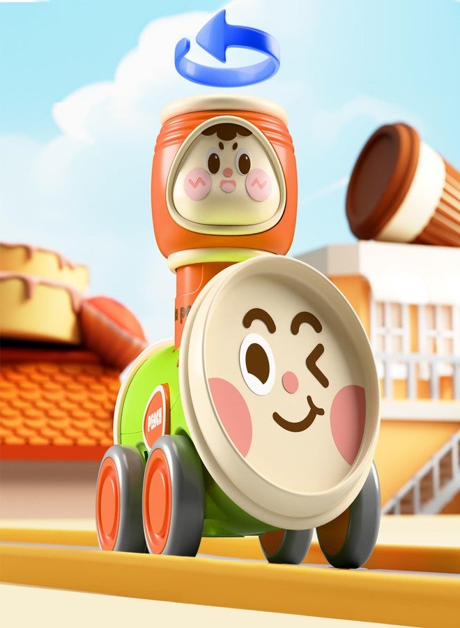 آي بلاي، آي ليرن مجموعة ألعاب سيارات iPlay و iLearn Press to Go للأطفال الصغار من عمر 1-3 سنوات، سيارات سباق احتكاكية للأطفال، مجموعة سيارات لعب للأطفال الرضع، هدايا عيد الميلاد الأول للأطفال من عمر 6-9-12-18 شهرًا، للأطفال من عمر سنة واحدة (أولاد وبنات) - Image 3